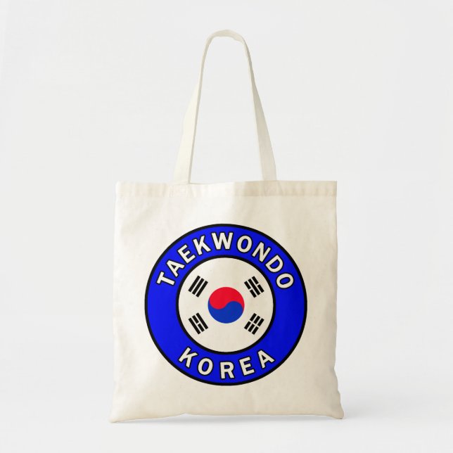 Bolsa Tote Sacola de tote Taekwondo (Frente)