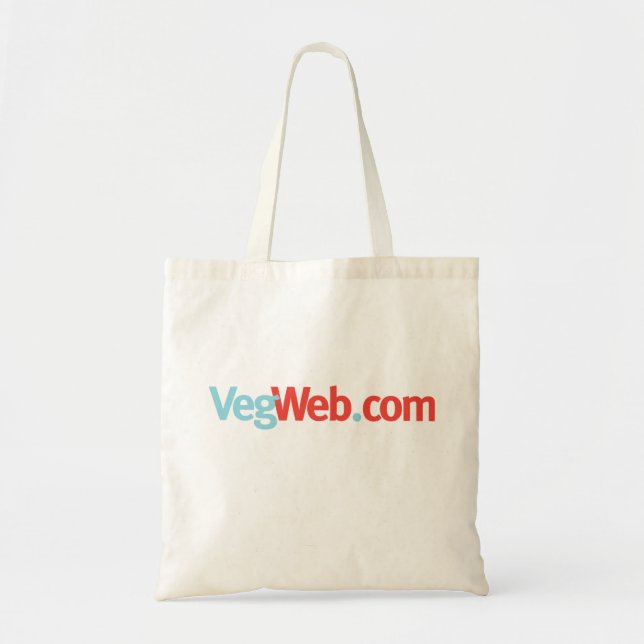 Bolsa Tote Sacola de VegWeb.Com (Frente)