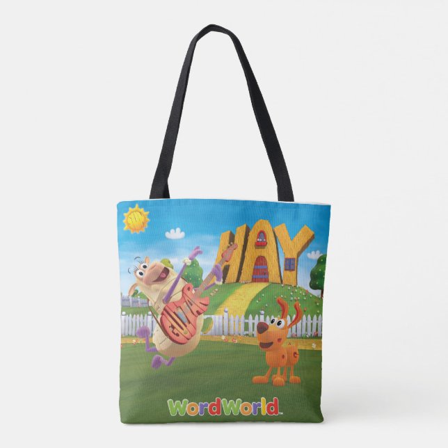 Bolsa Tote Sacola de WordWorld (Verso)