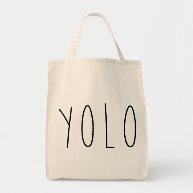 Bolsa Tote Sacola de YOLO (Frente)