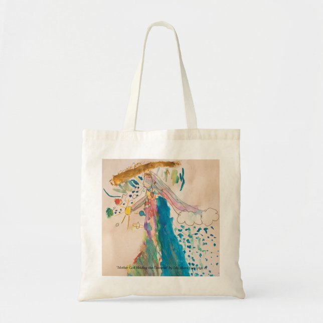 Bolsa Tote Sacola - deus da mãe que guardara o universo (Frente)