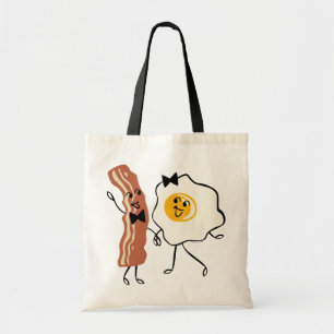 Bolsa Tote Sacola do amante do ovo de N do bacon '