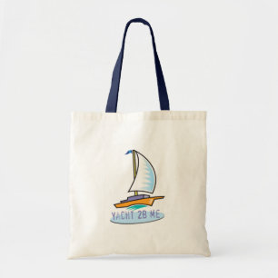 Bolsa Tote Sacola do barco do iate 2B Me™_Logo