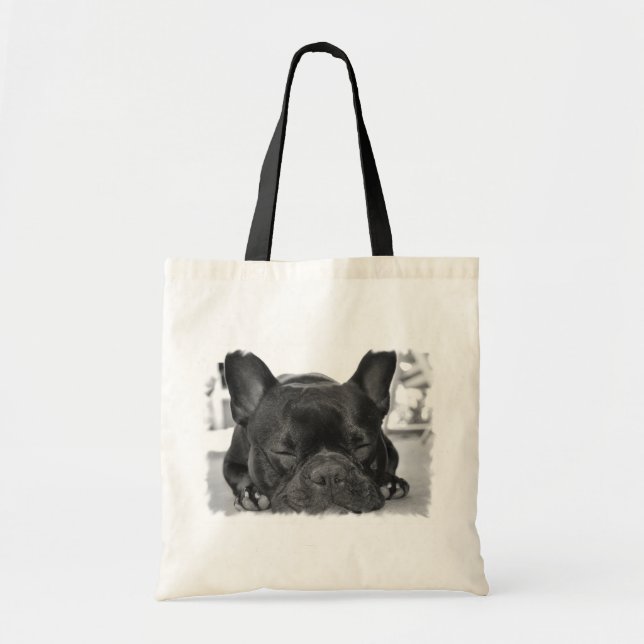 Bolsa Tote Sacola do buldogue francês (Frente)