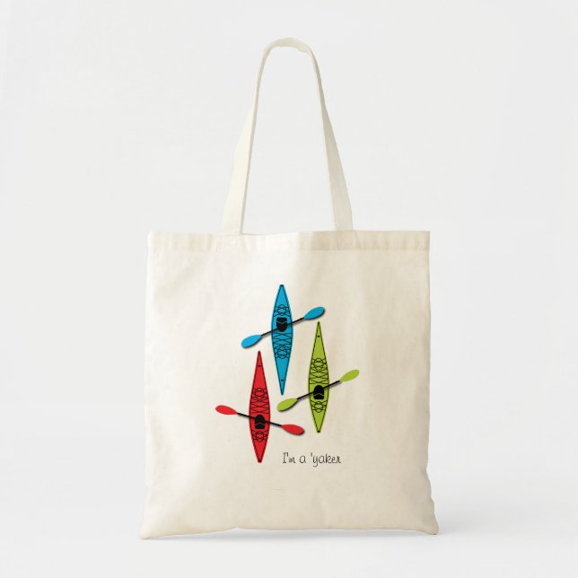 Bolsa Tote sacola do caiaque (Frente)