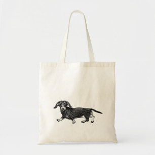 Bolsa Tote Sacola do cão - Dachshund