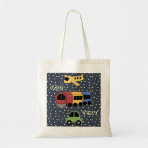 Bolsa Tote Sacola do carro de trem do plano do tema do
