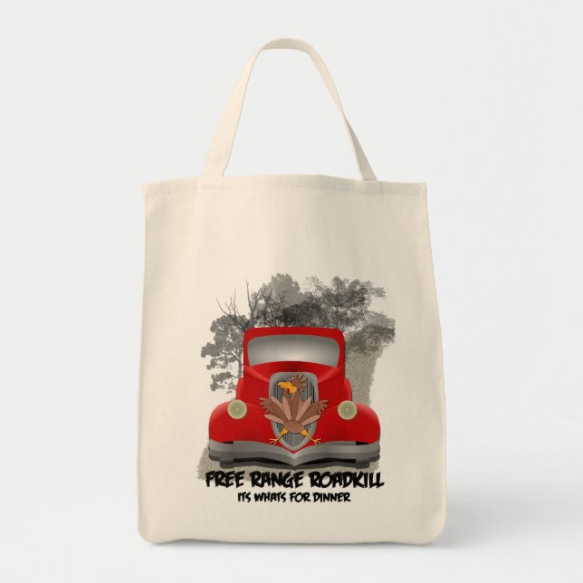 Bolsa Tote Sacola do comensal de Roadkill (Frente)