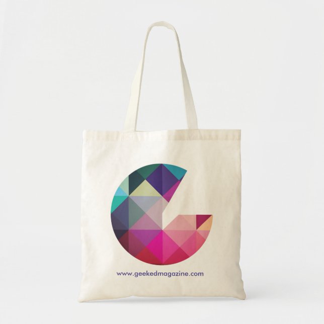 Bolsa Tote Sacola do compartimento de GEEKED (Frente)