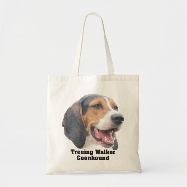 Bolsa Tote Sacola do Coonhound do caminhante de Treeing (Frente)
