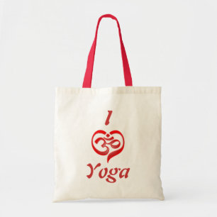 Bolsa Tote sacola do coração da ioga