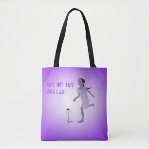 Bolsa Tote Sacola do corredor da rapariga