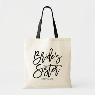 Bolsa Tote Sacola do costume da irmã da noiva da rotulação