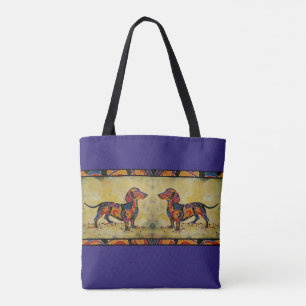 Bolsa Tote Sacola do Dachshund