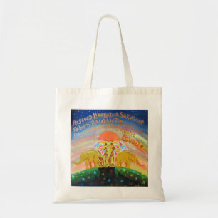 Bolsa Tote Sacola do design do elefante