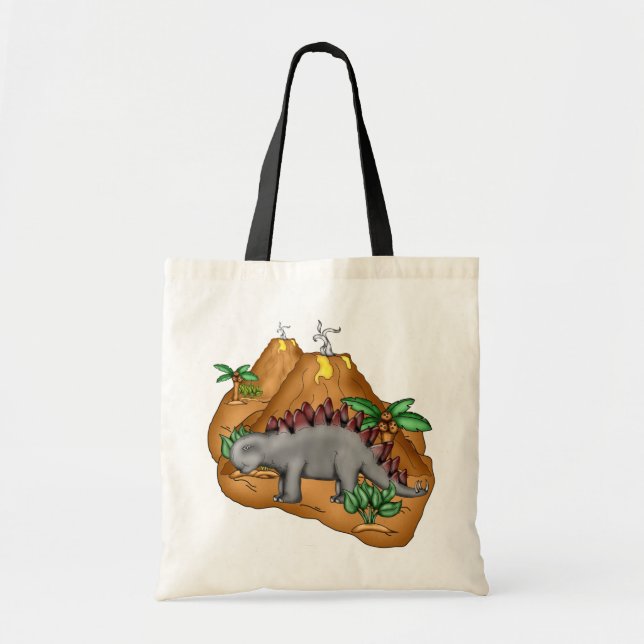 Bolsa Tote Sacola do dinossauro (Frente)