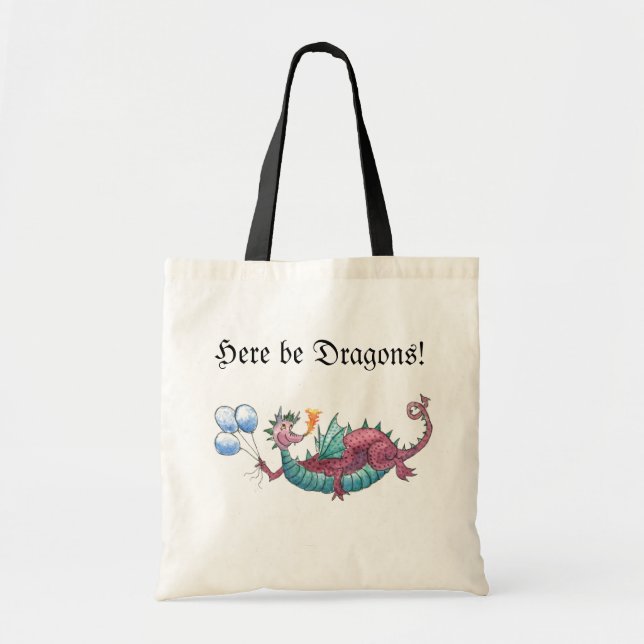 Bolsa Tote Sacola do dragão (Frente)