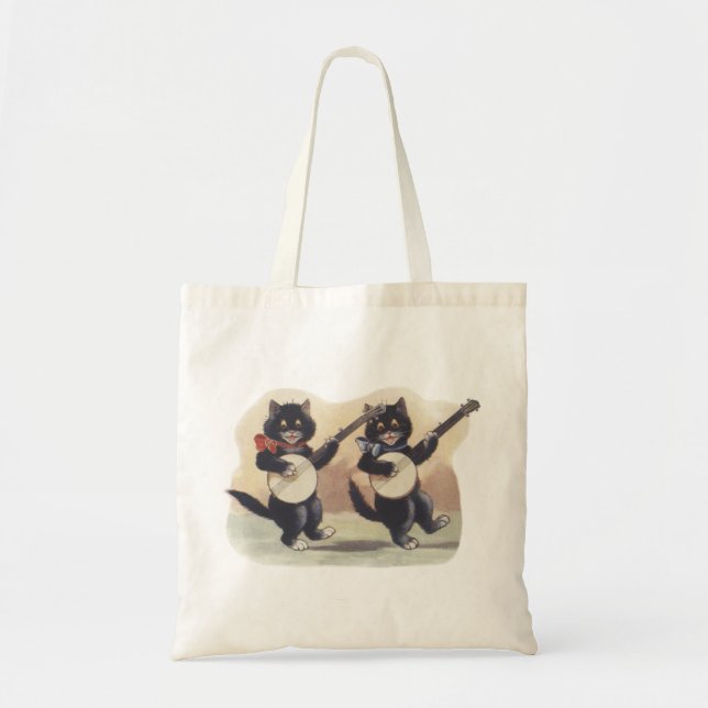 Bolsa Tote Sacola do duo do gato (Frente)