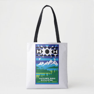 Bolsa Tote Sacola do eclipse solar de Jackson Hole