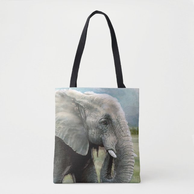 Bolsa Tote Sacola do elefante (Frente)
