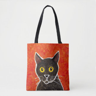 Bolsa Tote Sacola do gato preto