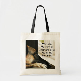 Bolsa Tote Sacola do german shepherd
