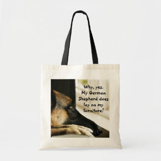 Bolsa Tote Sacola do german shepherd