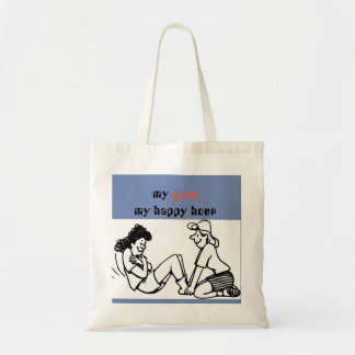 Bolsa Tote sacola do happy hour do gym