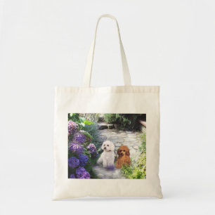 Bolsa Tote Sacola do Hydrangea das caniches