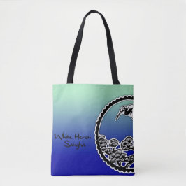 Bolsa Tote Sacola do impressão do costume de WHS toda sobre -