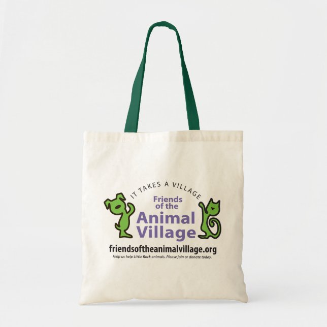 Bolsa Tote Sacola do logotipo de FAV (Frente)