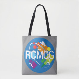 Bolsa Tote Sacola do logotipo de RCMQG--Cinzas