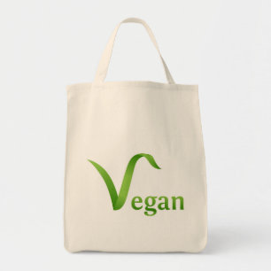 Bolsa Tote Sacola do mantimento do Vegan