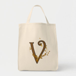 Bolsa Tote Sacola do monograma V