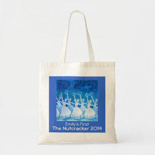 Bolsa Tote Sacola do Nutcracker do seu dançarino primeira