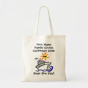 Bolsa Tote Sacola do orçamento do cruzeiro - mares o dia!