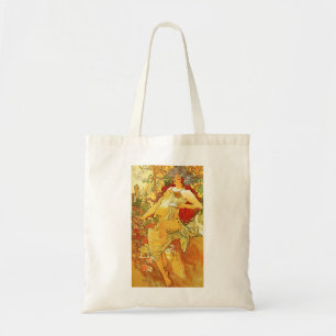 Bolsa Tote Sacola do outono de Alphonse Mucha
