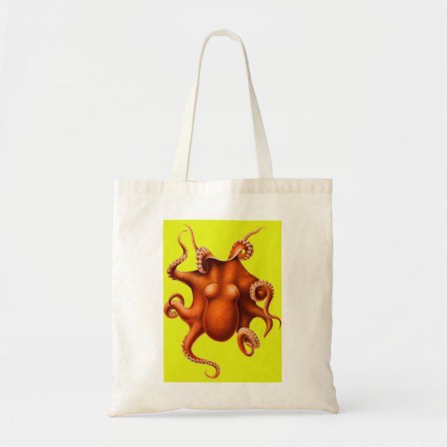 Bolsa Tote Sacola do polvo (Frente)