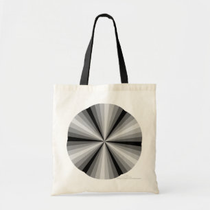 Bolsa Tote Sacola do preto da ilusão óptica