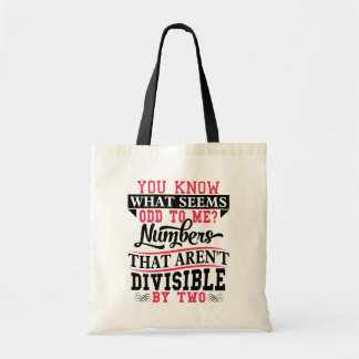 Bolsa Tote Sacola do professor de matemática da chalaça da