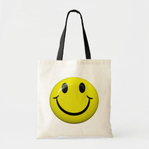 Bolsa Tote Sacola do smiley face