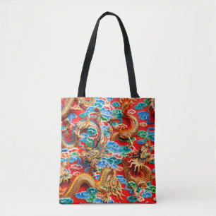 Bolsa Tote sacola do templo dos dragões