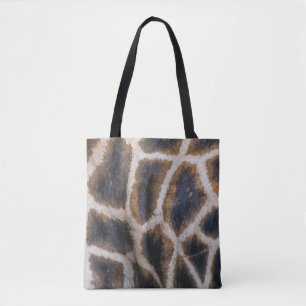 Bolsa Tote Sacola do teste padrão da pele do girafa