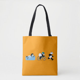 Bolsa Tote Sacola do Triathlon da panda