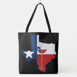 Bolsa Tote Sacola do vinho de Texas