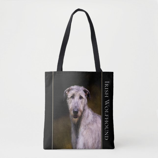 Bolsa Tote Sacola do Wolfhound irlandês (Frente)