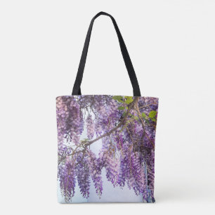 Bolsa Tote Sacola dos amantes das glicínias