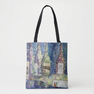 Bolsa Tote Sacola dos amantes de vinho