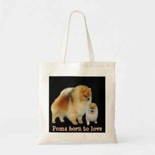 Bolsa Tote Sacola dos amigos de Pomeranian