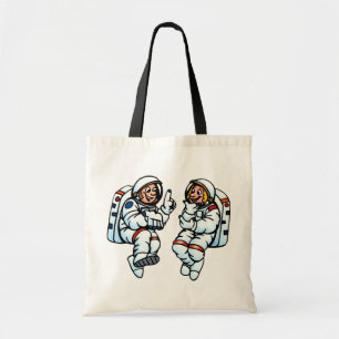 Bolsa Tote Sacola dos astronautas